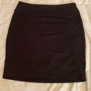 Kardashian black skirt